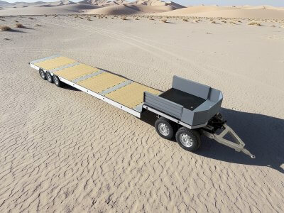 Tieflader Schwarz II